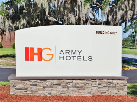 1384 after 2200, the check in desk is located at the Holiday Inn Express, Bldg. . Ihg army hotels buildings 600 series
